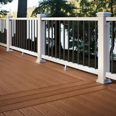 Decking Gallery | Railings outdoor, Deck with pergola, White pergola