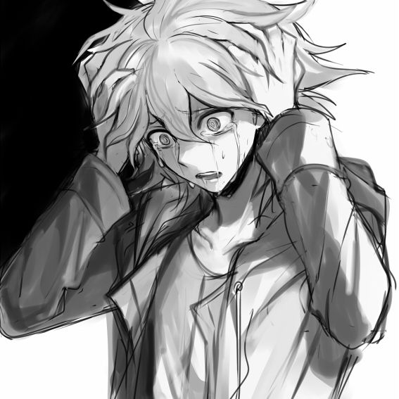 picture Nagito Sprites Black Background nagito komaeda