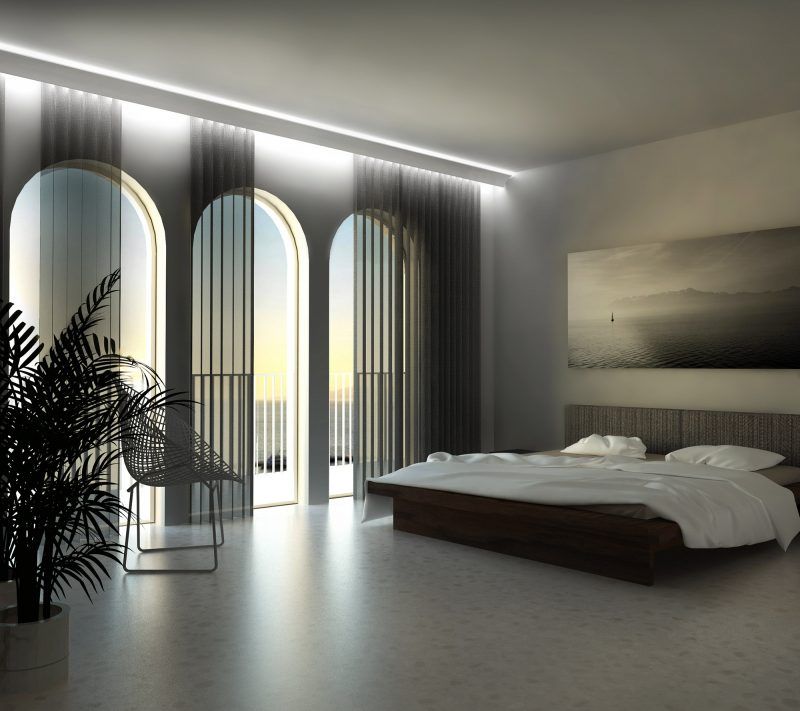 EL802 Cornice per illuminazione indiretta led a parete, soffitto o jpg (800x711)