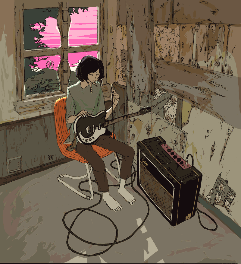 11131003717892453604 | Guitar hero, Illustration, Artist