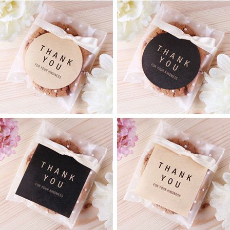 200x Retro Hand Made Adhesive Cake Packaging Sealing Label Baking Kraft Sticker 200x Retro Hand Made Adhesive Cake Packaging Sealing Label Baking Kraft Sticker