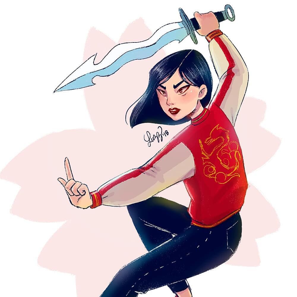 Fa Mulan Mulan, Character art, Fan art