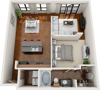 Houston Apartment For Rent Houston Lofts At The Ballpark Floor Plans Apartment Layout Houston Apartment Small House Plans [ 300 x 335 Pixel ]