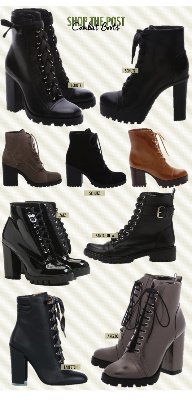 22 Formas de usar Combat Boots - Fashionismo | Estilo de sapatos, Bota tipo coturno, Sapato abotinado