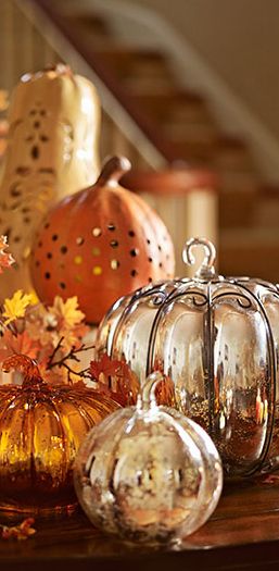 Autumn Centerpieces To Complete Your Fall Feast Creative Pumpkin Decorating Fall Outdoor Decor Pumpkin Decorating