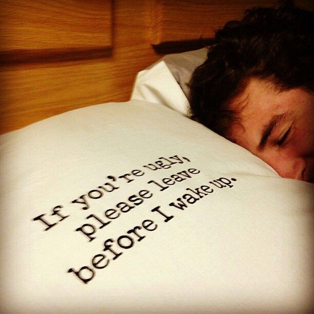 One night stand pillowcase | Funny One Night Stand Pillowcases : please