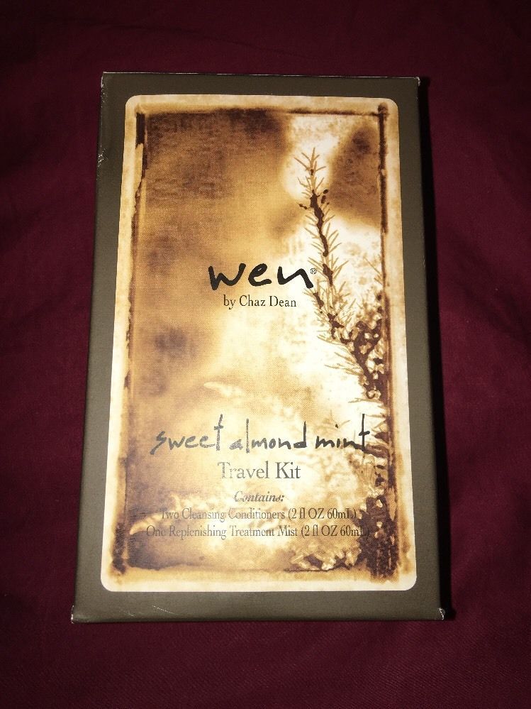 Wen by Chaz Dean Sweet Almond Mint Travel Kit in Box Travel kits, Kit