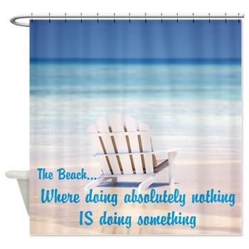 Multicolored Beach Chair Polyester Shower Curtain Bathroom Curtain High Definition 3d Printing Water Proof Beach Shower Curtains Bathroom Curtains Bathroom Shower Curtains