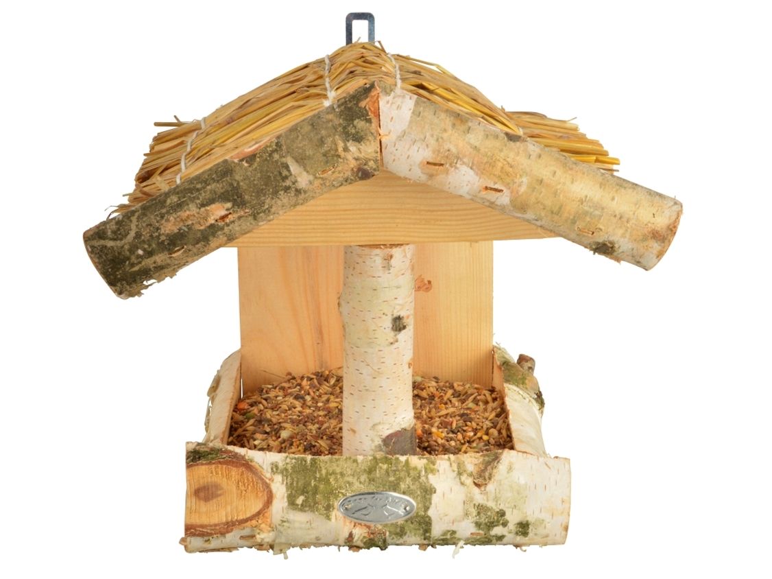 per portico Mangiatoia per uccelli da esterni in legno decorazione per uccelli ANCLLO per portico Mangiatoia per uccelli da esterni in legno decorazione per uccelli ANCLLO