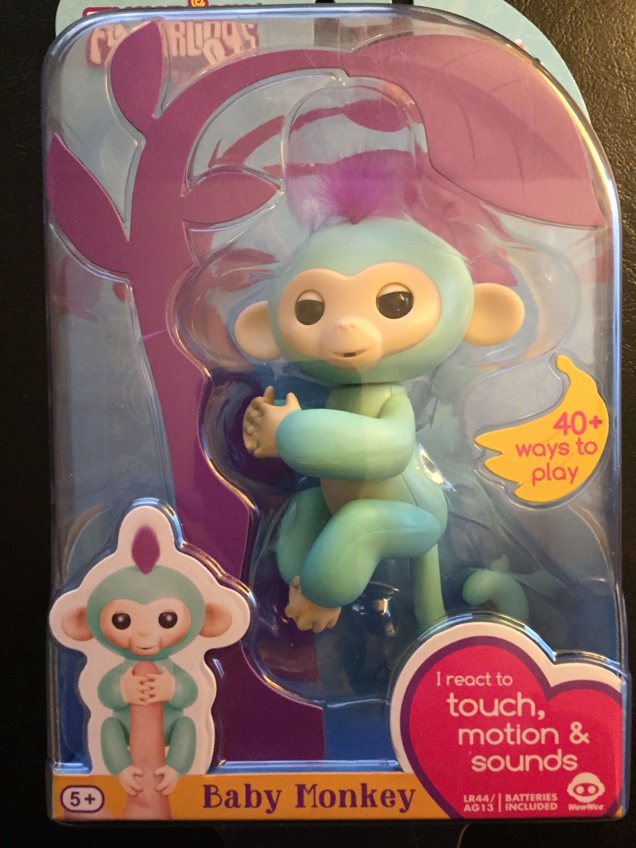 Fingerlings Baby Monkey named Zoe friendship at your