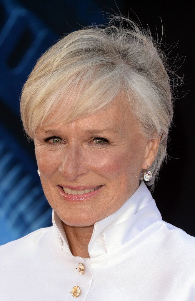 More Pics of Glenn Close Short cut with bangs Short Hair Over 60, Hair Cuts For Over 50, Hair Styles For Women Over 50, Short Grey Hair, Short Thin Hair, Short Hair With Layers, Short Blonde, Thick Hair Styles, Layered Hair