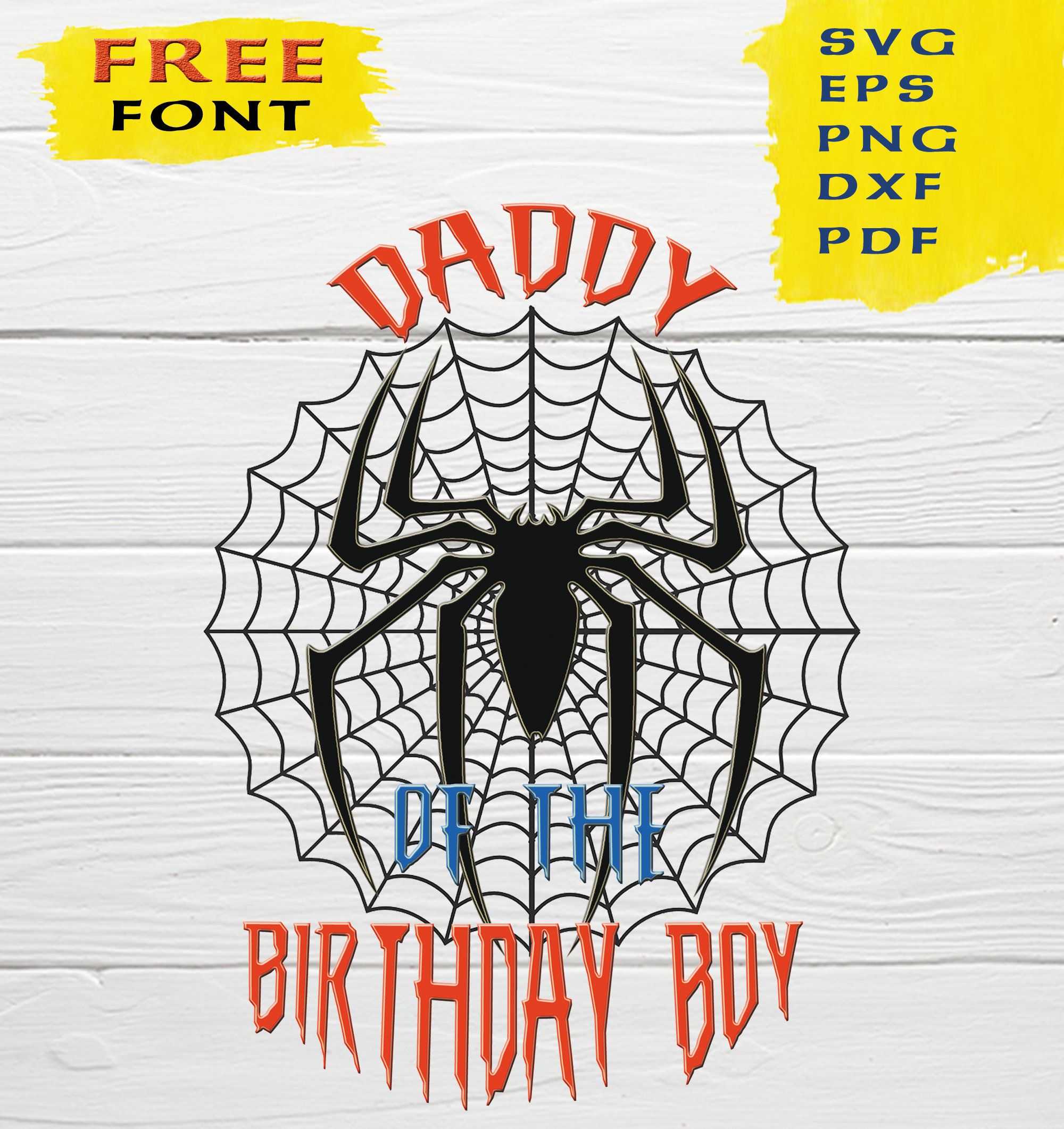Download Dad of birthday boy - Spiderman Version, spiderman ...