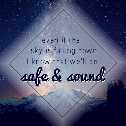 Safe and Sound - Capital Cities | Sky is falling down, The sky is falling, Lyrics