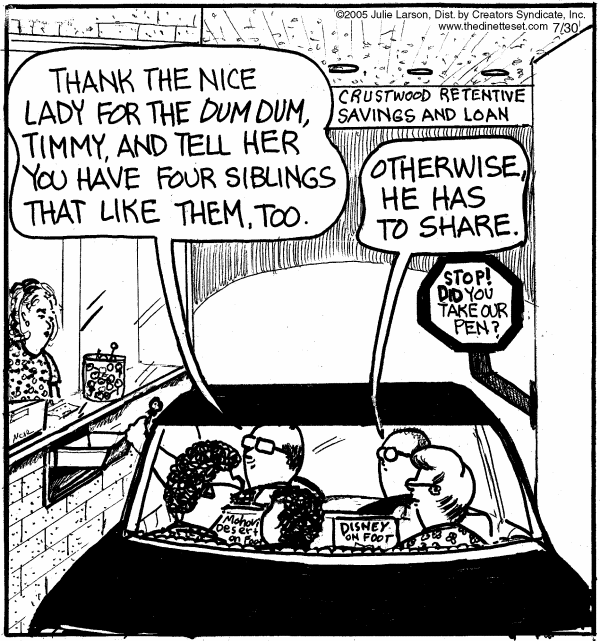 Smoking swinger sluts Dinette set comic strip