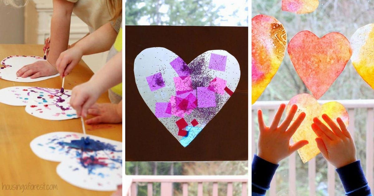16 Adorable Valentine's Day Crafts for Toddlers! | Valentine day crafts