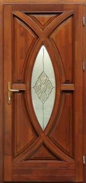 Wooden front door with 5-point lock, Code: 35- Fa bejárati a…
