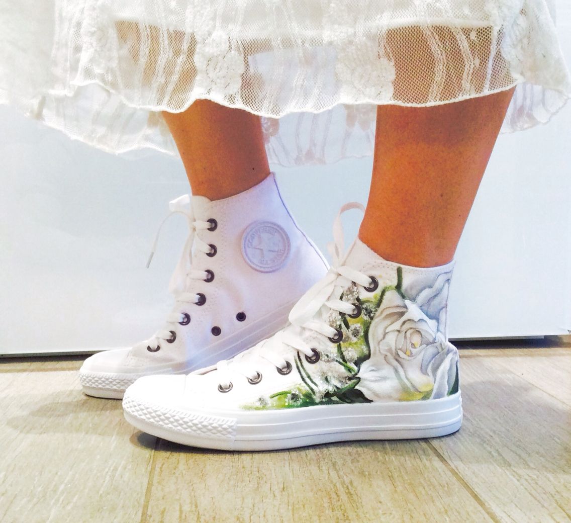 converse dipinte a mano 2016