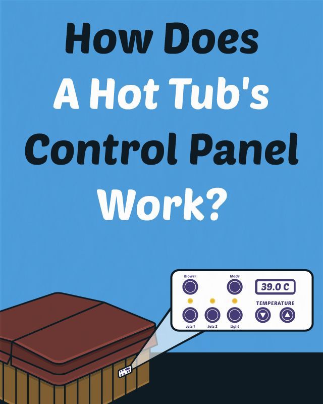 How Does a Hot Tub Control Panel Work? | Hot tub, Tub, Hot tub care tips