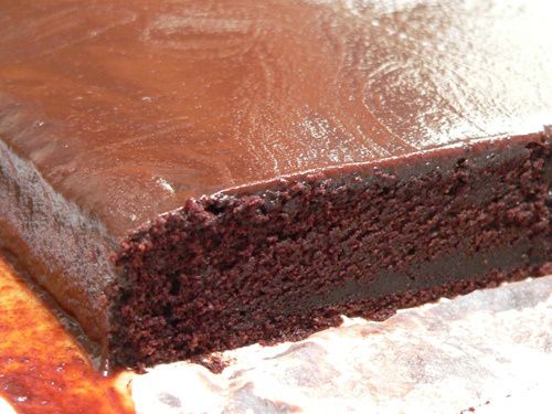 roasting dish chocolate cake