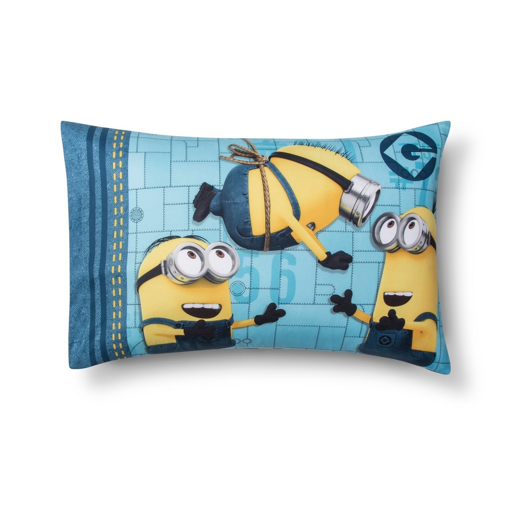 DESPICABLE ME MINIONS BLUE CUSHION PILLOW KID CHILDS BOYS GIRLS BEDROOM GIFT