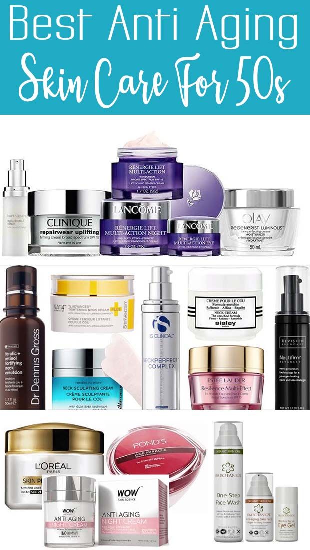 best anti aging skin care products for 50s