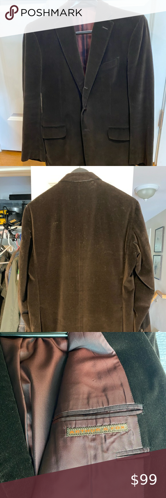 Italian Cotton Sports Jacket; Brown Corduroy | Clothes design, Jackets ...