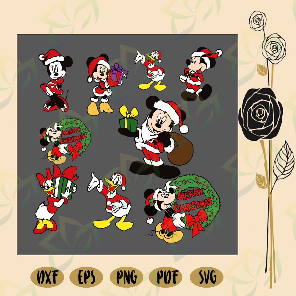 Disney Christmas Svg Bundle Christmas Svg Mickey Christmas Svg Christmas Mickey Svg Mickey Santa Christmas Svg Mickey Christmas Disney Christmas