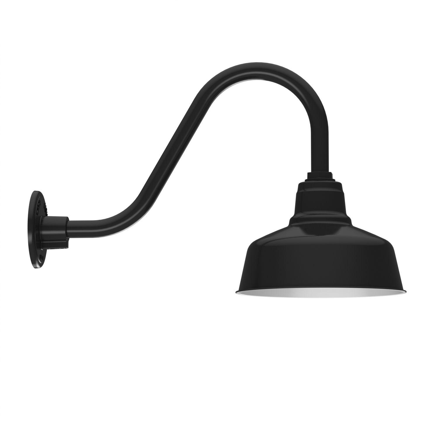Eclipse Gooseneck Light Mini Shade Wall Barn Electric Eclipse Gooseneck Light Mini Shade Wall Barn Electric