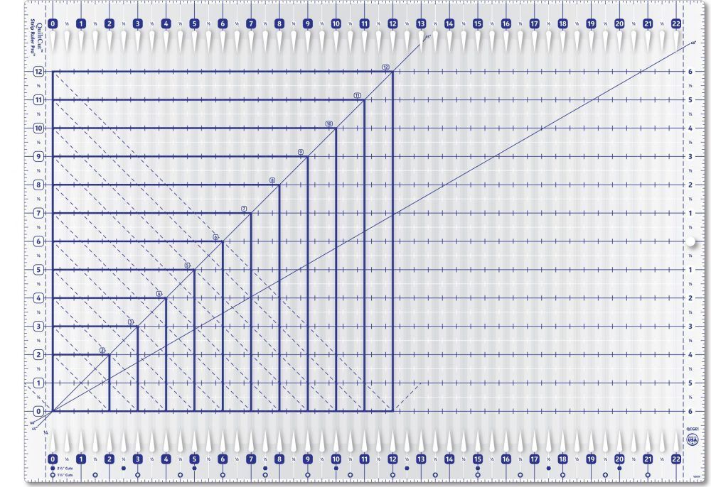 Creative Grids Stripology Slotted Quilting Ruler Etsy Quilting Rulers Sewing Supplies Storage Ruler