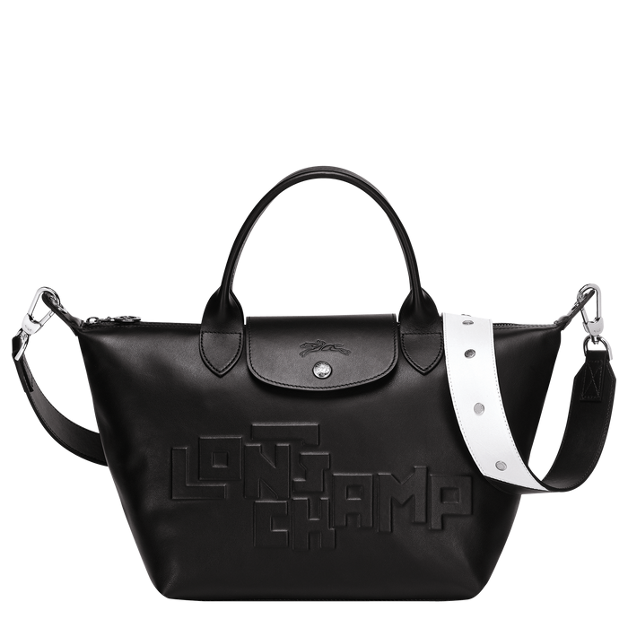 Longchamp - Sac porté main, Noir | Sac, Sac longchamp, Le pliage cuir Longchamp - Sac porté main, Noir | Sac, Sac longchamp, Le pliage cuir