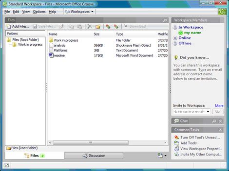 Microsoft Office Groove 2007 Seeking A Refresher Click Right Microsoft Office Groove 2007