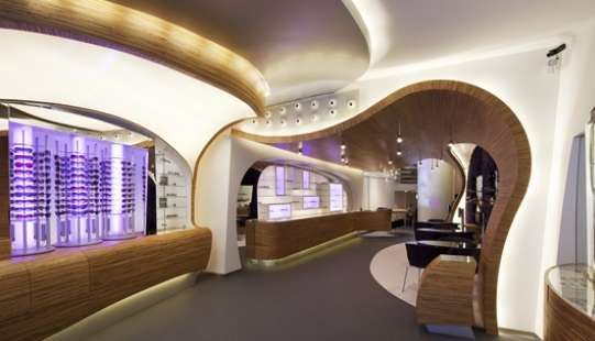 100 Contemporary Curvilinear Structures Hall interior design