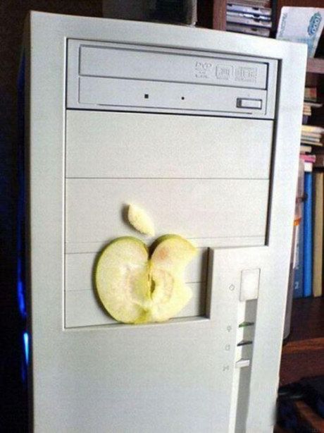 Apple Computer Computer Grappige Foto S Grappig