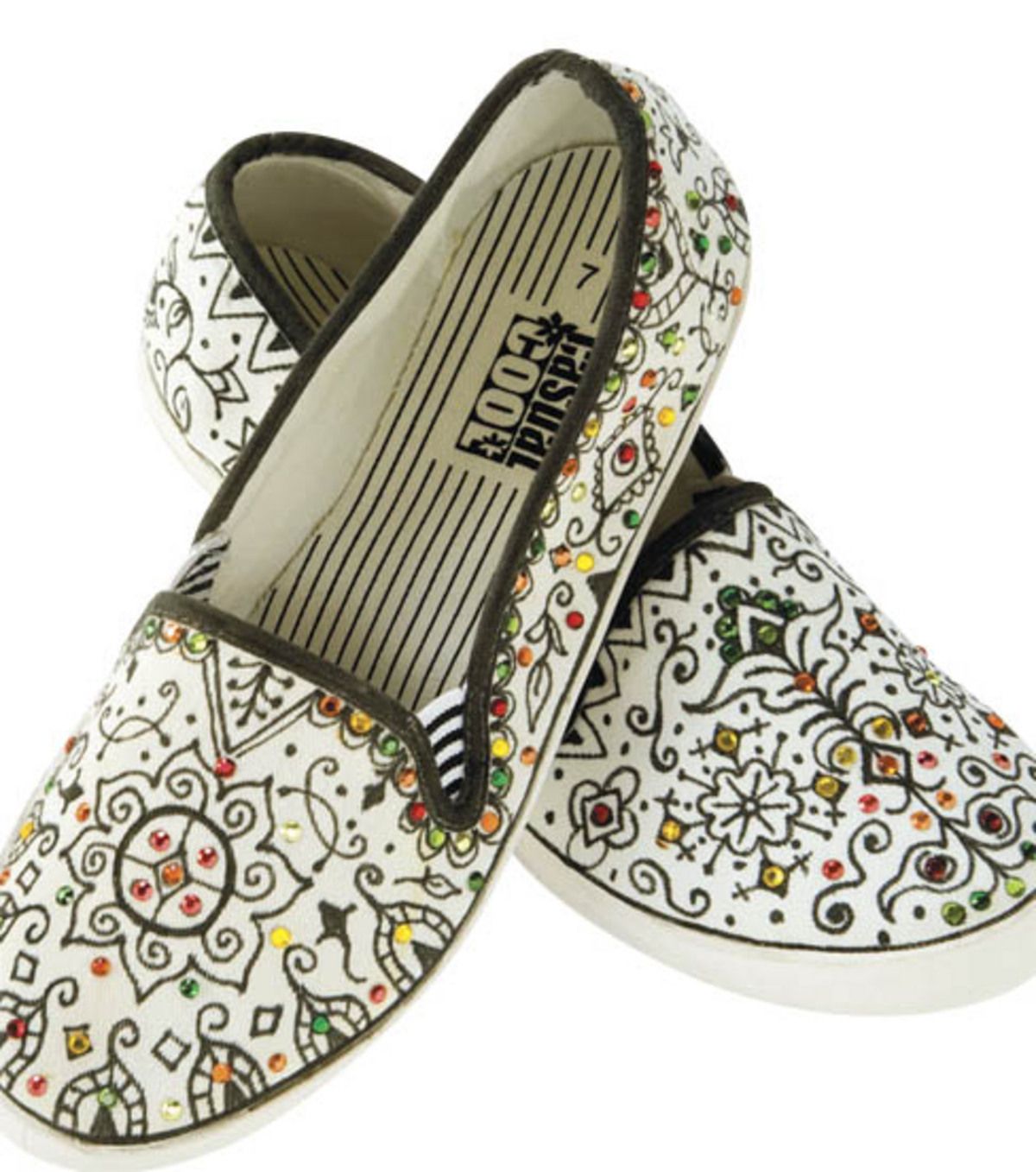 Shoe Art on Canvas Shoes