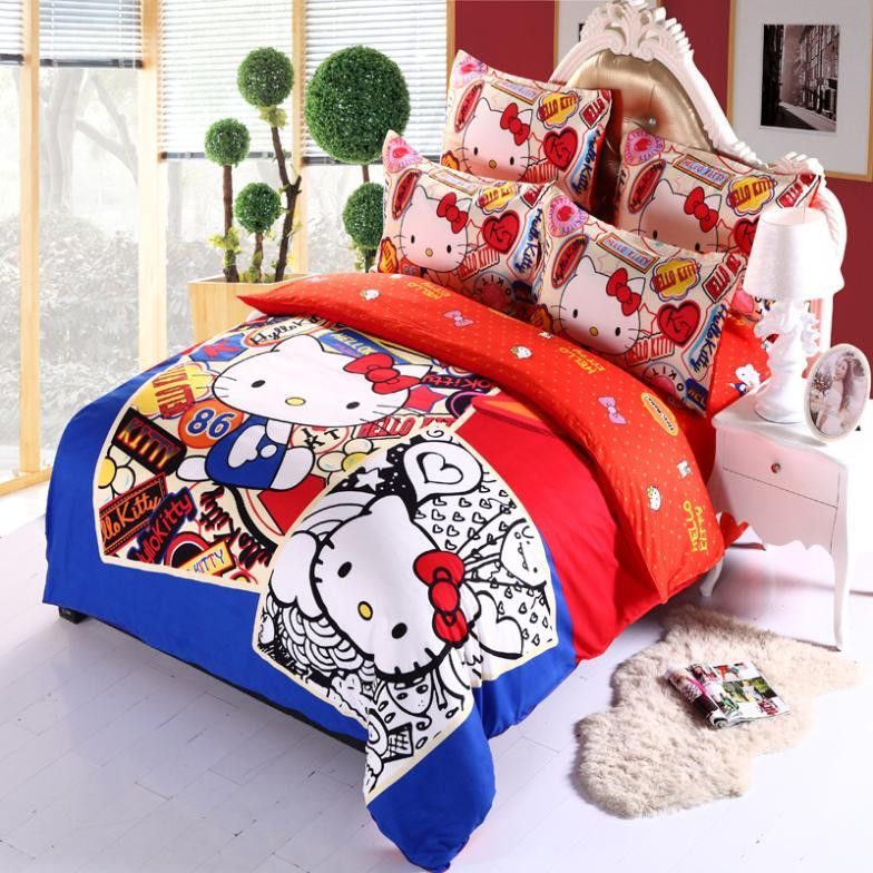 Bed cover hello kitty my love