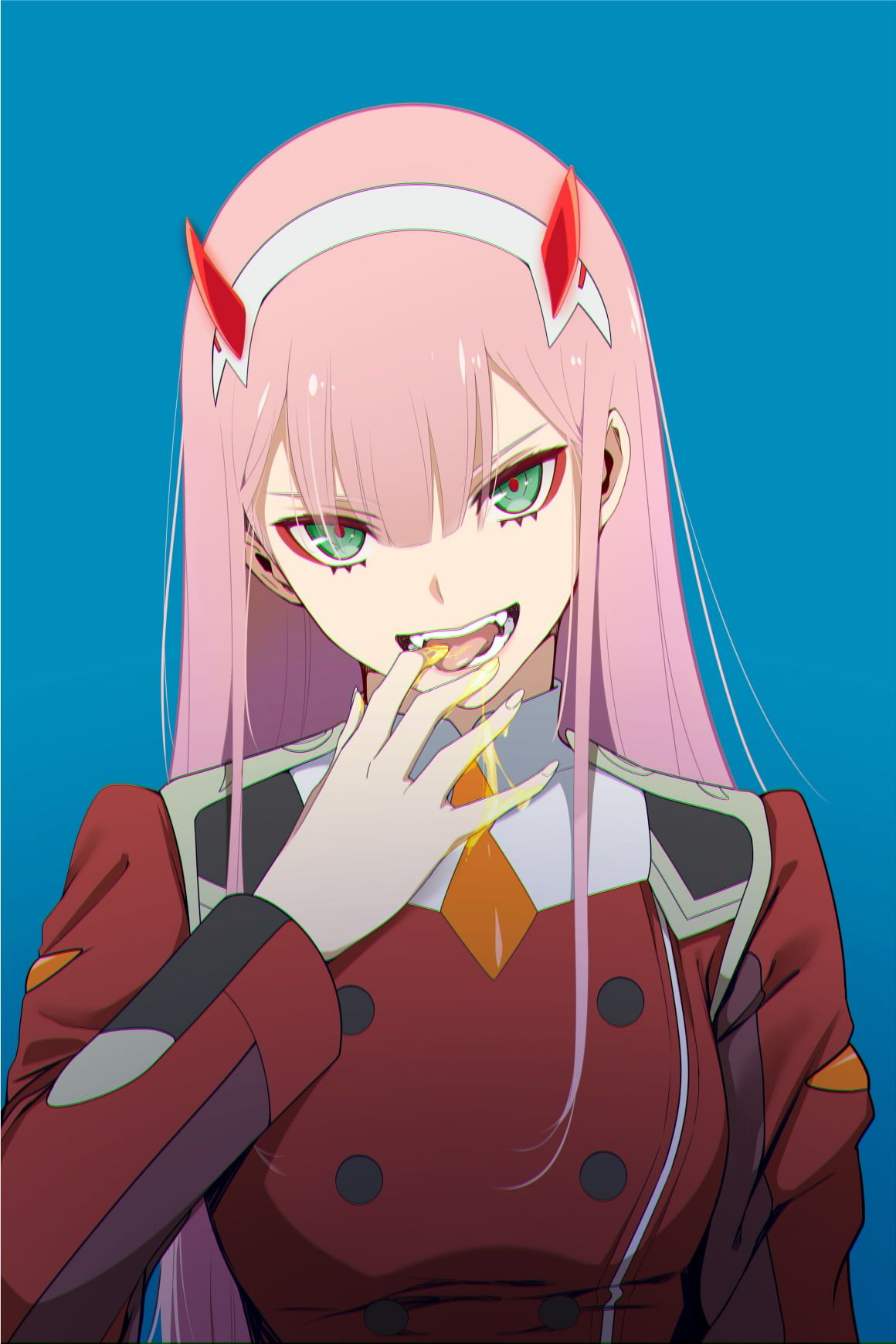 wallpapers Zero Two With Short Black Hair pin on darling in the franxx