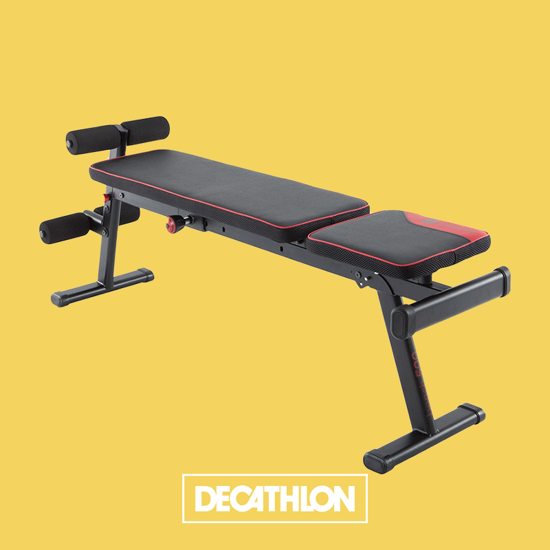 Domyos 500 Folding Adjustable Weight Bench Adjustable Weight Bench Weight Benches Gym At Home