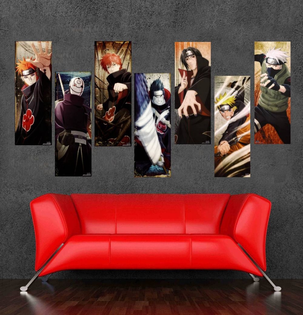Compra Anime Naruto Carteles Online Al Por Mayor De China Mayoristas De Anime Naruto Carteles Alie Decoración De Unas Ideas De Sala De Juegos Arte De Naruto
