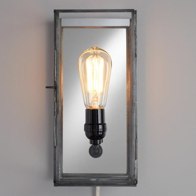 Gl Rectangle Nora Wall Sconce Sconces Modern Gl Rectangle Nora Wall Sconce