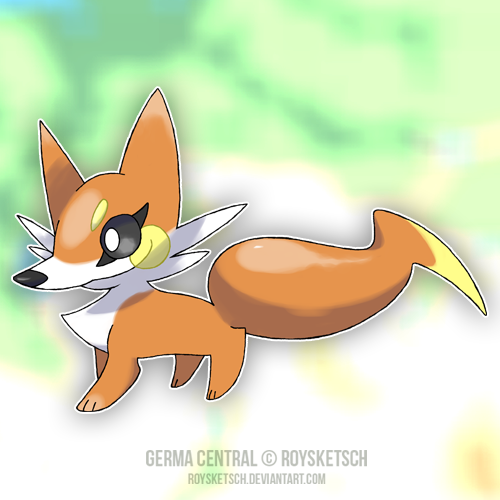 wallpapers Dark Fox Fakemon vulpin spezies fox typ electric