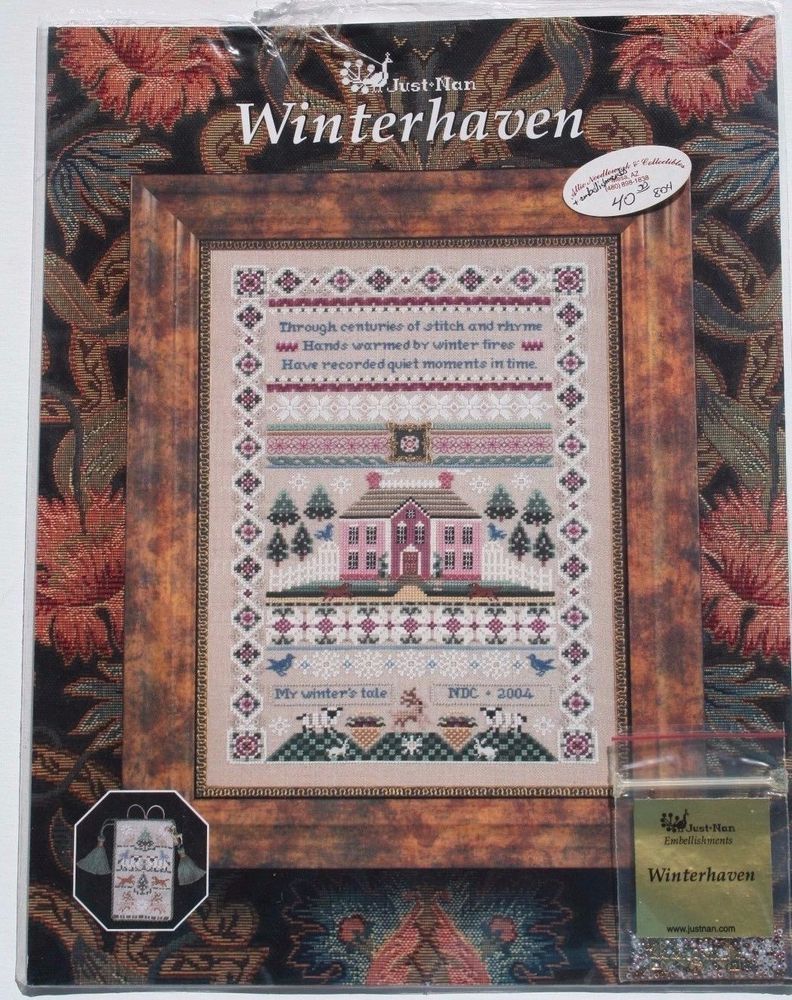 Just Nan Cross Stitch Stitchery Chart Your Choice