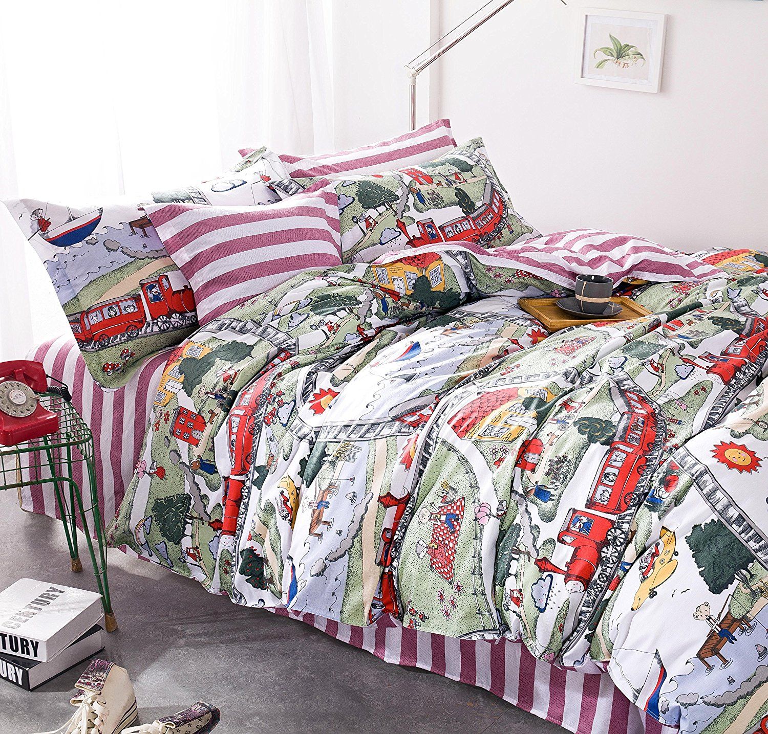 train bedding full full size cliab boys and girls bedding full beautiful world red train sun airplane duvet cover set 100 cotton pieces price 5328 free shipping bedding train bedding full full size cliab boys and girls bedding full beautiful world red train sun airplane duvet cover set 100 cotton pieces price 5328 free shipping bedding