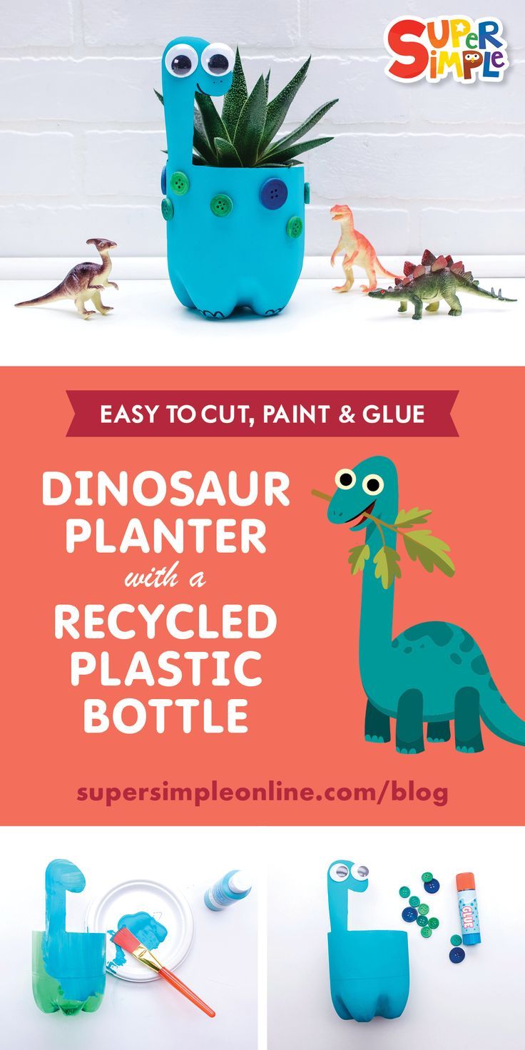 Recycled Plastic Bottle Planters #recycledcrafts