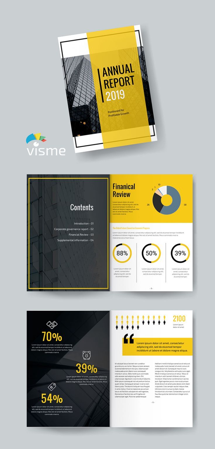 Looking for a creative annual report template? Customize this unique report template today to stand out and captivate your audience. This fully customizable annual report template is a creative take on the typical report design. With bold fonts, asymmetrical shapes and popping colors, this corporate report template will let you showcase your financials and business information in style. #profits #annualreport #profitable #growthtemplate #annuals #reports #templates #digitalmarketing Brochure Indesign, Template Brochure, Design Brochure, Creative Brochure, Brochure Design Inspiration, Brochure Layout, Interior Inspiration, Report Design Template, Booklet Design