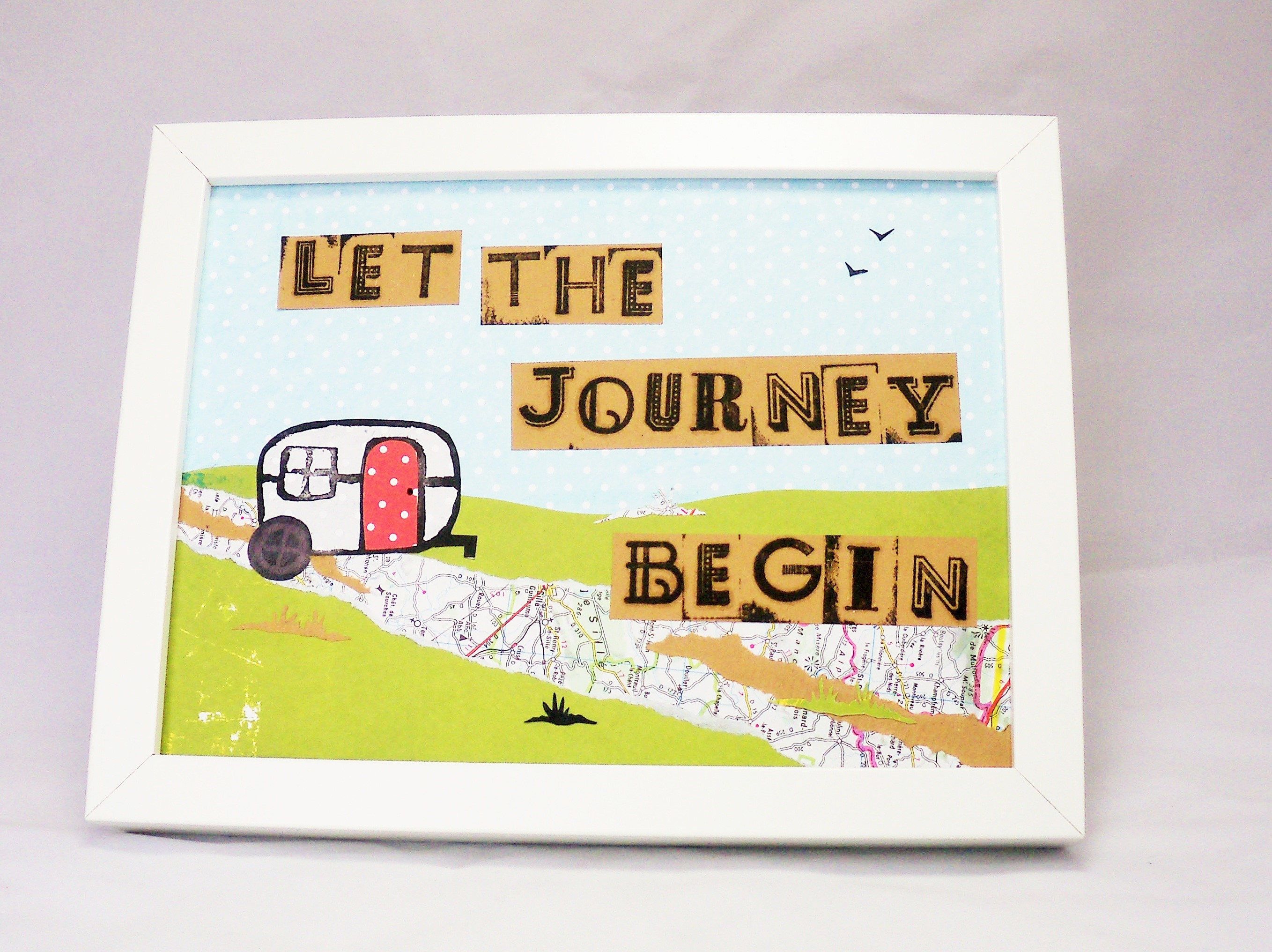 Caravan Caravanning Word Art Personalised Travel Gift Christmas Birthday Print