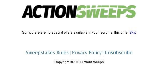Action Sweeps 2018 Shopping Spree - Chance To Win $400 Gift