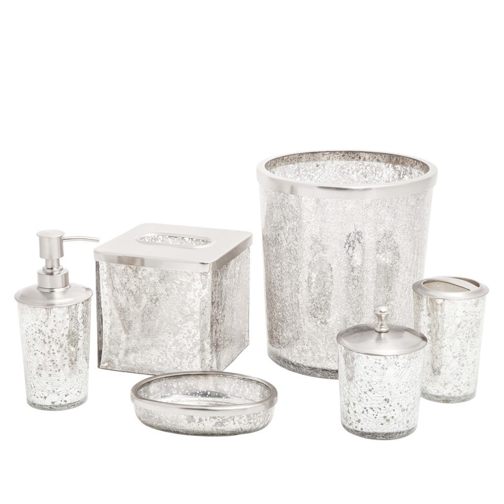Paradigm Trends Bath Accessories Sevenstonesinc Blue Mercury Gl Bath Accessories Bathroom
