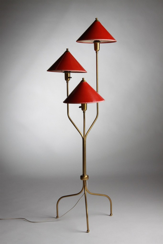 Modernity — Floor lamp, China lamp. Designed by Josef Frank for Svenskt Tenn, Sweden. 1950's.
