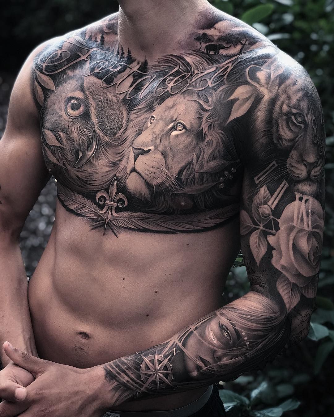 Pin By Khalid Hod On Hair And Beauty Tattoos For Guys Chest Tattoo Men Healing Tattoo