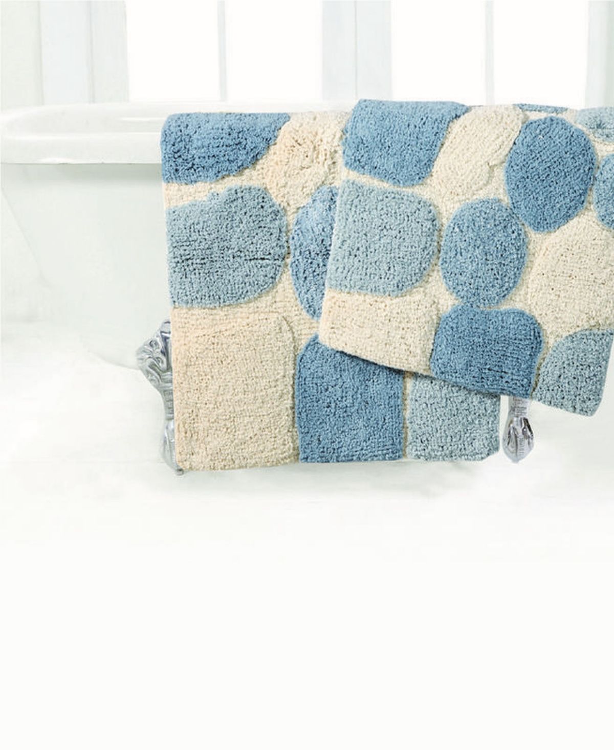 Plush Pebble Pattern Bath Rug Aquamarine Rugs Plush Pebble Pattern Bath Rug